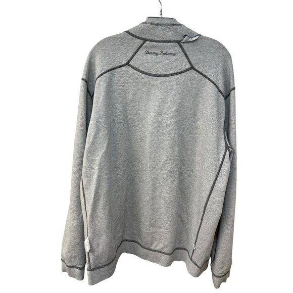 TOMMY BAHAMA Reversible Men’s Half Zip Sweatshirt Size XXL Cotton - Picture 1 of 11